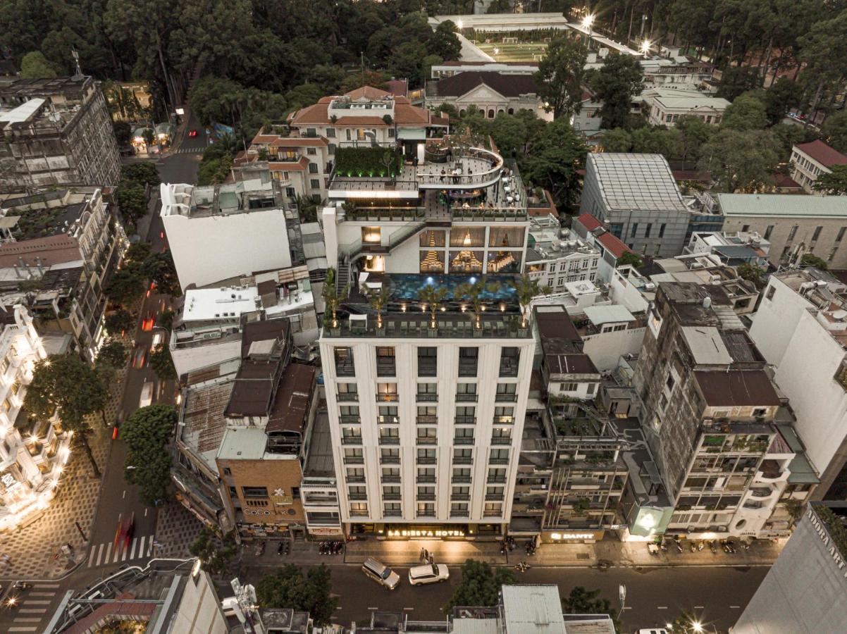 La Siesta Premium Saigon Hotel Хошимин Екстериор снимка Aerial view of the hotel